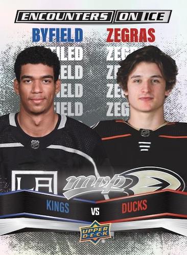 2022-23-Upper-Deck-MVP-Hockey-Cards-Encounters-on-Ice-Byfield-Zegras